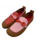 CAMPER（カンペール）の古着「ツインズ フラットシューズ」｜ブラウン×レッド×ピンク