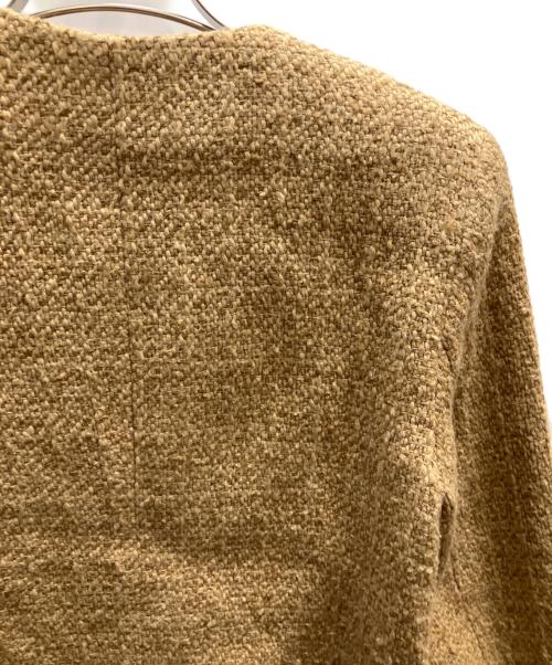 Fano Studios（ファノ ストゥディオズ）Fano Studios (ファノ ストゥディオズ) キャメル ウールツイードジャケット カーキ サイズ:Ｓの古着・服飾アイテム