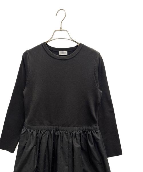 MACKINTOSH PHILOSOPHY（マッキントッシュ フィロソフィー）MACKINTOSH PHILOSOPHY (マッキントッシュ フィロソフィー) コンビジャガードワンピース ブラック サイズ:38の古着・服飾アイテム