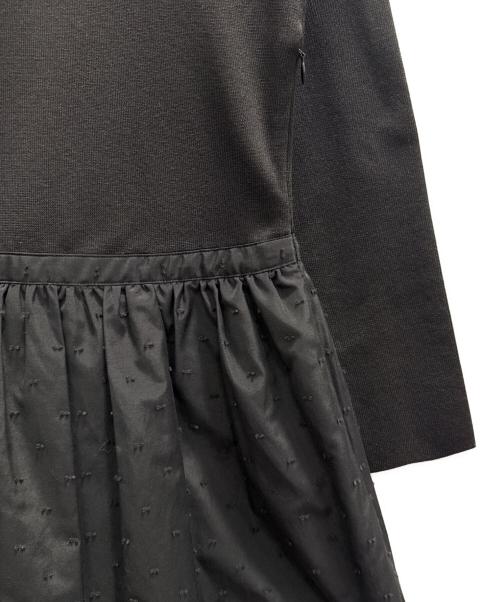 MACKINTOSH PHILOSOPHY（マッキントッシュ フィロソフィー）MACKINTOSH PHILOSOPHY (マッキントッシュ フィロソフィー) コンビジャガードワンピース ブラック サイズ:38の古着・服飾アイテム