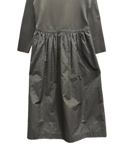 MACKINTOSH PHILOSOPHY（マッキントッシュ フィロソフィー）MACKINTOSH PHILOSOPHY (マッキントッシュ フィロソフィー) コンビジャガードワンピース ブラック サイズ:38の古着・服飾アイテム