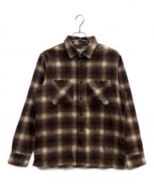 Carhartt WIP（カーハート ワーク イン プログレス）の古着「L/S HALLECK SHIRT」｜ブラウン