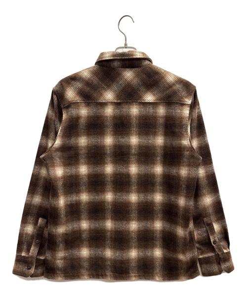 Carhartt WIP（カーハート ワーク イン プログレス）Carhartt WIP (カーハート ワーク イン プログレス) L/S HALLECK SHIRT ブラウン サイズ:Мの古着・服飾アイテム