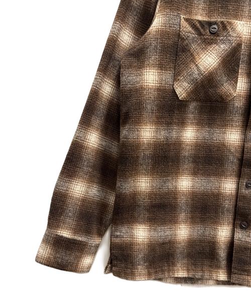 Carhartt WIP（カーハート ワーク イン プログレス）Carhartt WIP (カーハート ワーク イン プログレス) L/S HALLECK SHIRT ブラウン サイズ:Мの古着・服飾アイテム