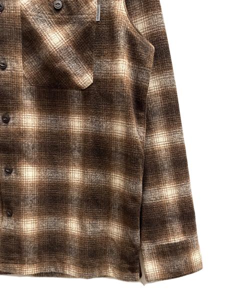 Carhartt WIP（カーハート ワーク イン プログレス）Carhartt WIP (カーハート ワーク イン プログレス) L/S HALLECK SHIRT ブラウン サイズ:Мの古着・服飾アイテム