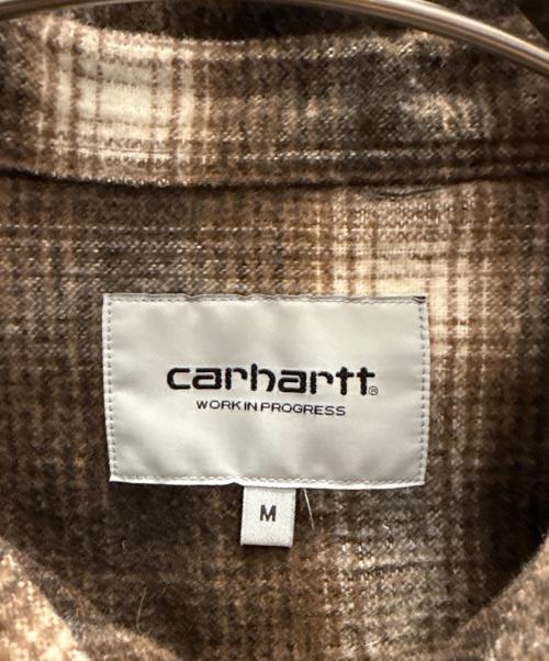 Carhartt WIP（カーハート ワーク イン プログレス）Carhartt WIP (カーハート ワーク イン プログレス) L/S HALLECK SHIRT ブラウン サイズ:Мの古着・服飾アイテム