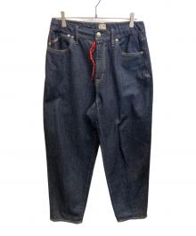 YANUK×&homies（ヤヌーク）の古着「コラボバルーンデニムパンツ」｜インディゴ