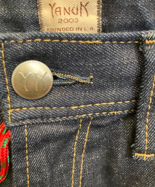 YANUK（ヤヌーク）YANUK (ヤヌーク) &homies コラボバルーンデニムパンツ インディゴ サイズ:Мの古着・服飾アイテム