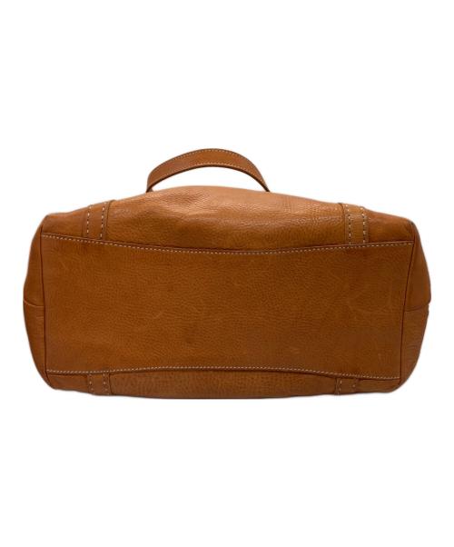 genten（ゲンテン）genten (ゲンテン) レザートートバッグ ブラウンの古着・服飾アイテム