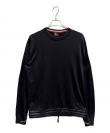 MONCLER GRENOBLE（モンクレール グルノーブル）の古着「girocollo tricot」｜ブラック