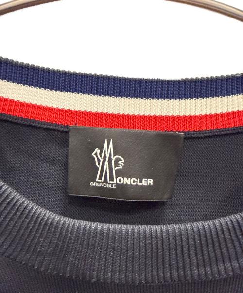 MONCLER GRENOBLE（モンクレール グルノーブル）MONCLER GRENOBLE (モンクレール グルノーブル) girocollo tricot ブラック サイズ:Ｌの古着・服飾アイテム