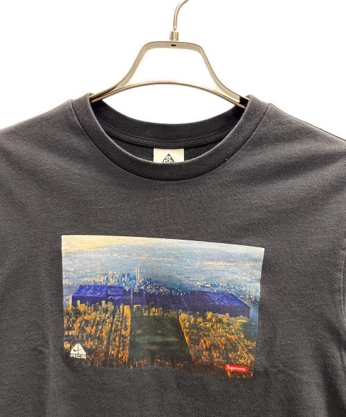NIKE ACG（ナイキエーシージー）NIKE ACG (ナイキエーシージー) SUPREME (シュプリーム) Grid Tee ブラック サイズ:Ｓの古着・服飾アイテム