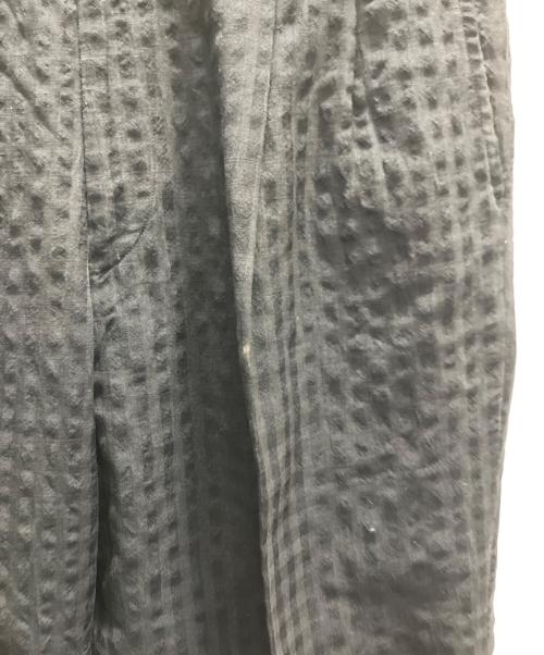 COMME des GARCONS HOMME（コムデギャルソン オム）COMME des GARCONS HOMME (コムデギャルソン オム) ウールリネンスラックス ブラック サイズ:Ｓの古着・服飾アイテム