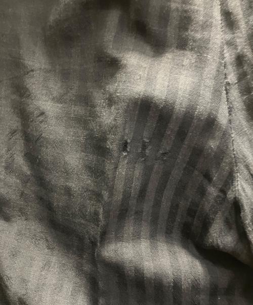 COMME des GARCONS HOMME（コムデギャルソン オム）COMME des GARCONS HOMME (コムデギャルソン オム) ウールリネンスラックス ブラック サイズ:Ｓの古着・服飾アイテム