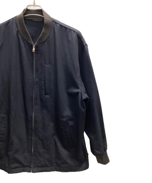 COMME des GARCONS HOMME（コムデギャルソン オム）COMME des GARCONS HOMME (コムデギャルソン オム) ウールギャバジップジャケット　90's ネイビー サイズ:Мの古着・服飾アイテム