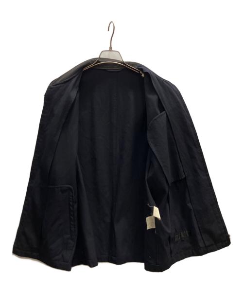 COMME des GARCONS HOMME（コムデギャルソン オム）COMME des GARCONS HOMME (コムデギャルソン オム) ウールギャバジップジャケット　90's ネイビー サイズ:Мの古着・服飾アイテム