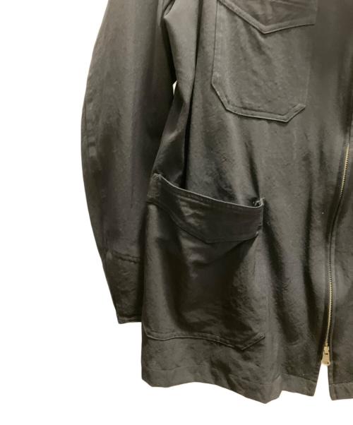 Y's for men（ワイズフォーメン）Y's for men (ワイズフォーメン) ウールギャバジップカバーオール　茶タグ ブラック サイズ:Ｌの古着・服飾アイテム