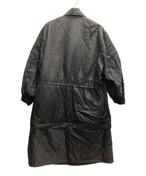 Yohji Yamamoto pour homme（ヨウジヤマモト プールオム）Yohji Yamamoto pour homme (ヨウジヤマモト プールオム) 袖切替キルティングコート ブラック サイズ:Мの古着・服飾アイテム