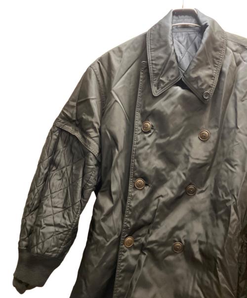 Yohji Yamamoto pour homme（ヨウジヤマモト プールオム）Yohji Yamamoto pour homme (ヨウジヤマモト プールオム) 袖切替キルティングコート ブラック サイズ:Мの古着・服飾アイテム