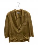 KENZO JEANSケンゾージーンズ）の古着「北斎タグテーラードジャケット」｜ブラウン