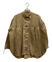 L.Q. Y’s for men（エルキューワイズフォーメン）の古着「長袖シャツ　80's」｜ブラウン