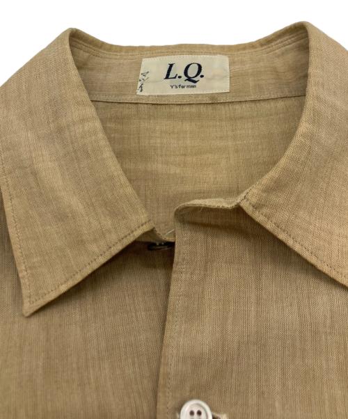 L.Q. Y’s for men（エルキューワイズフォーメン）L.Q. Y’s for men (エルキューワイズフォーメン) 長袖シャツ　80's ブラウン サイズ:表記無の古着・服飾アイテム