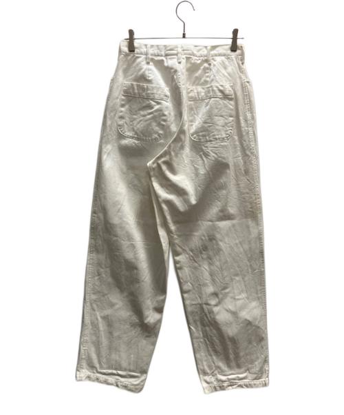 Y's for men（ワイズフォーメン）Y's for men (ワイズフォーメン) タックデニムパンツ ホワイト サイズ:Ｌの古着・服飾アイテム