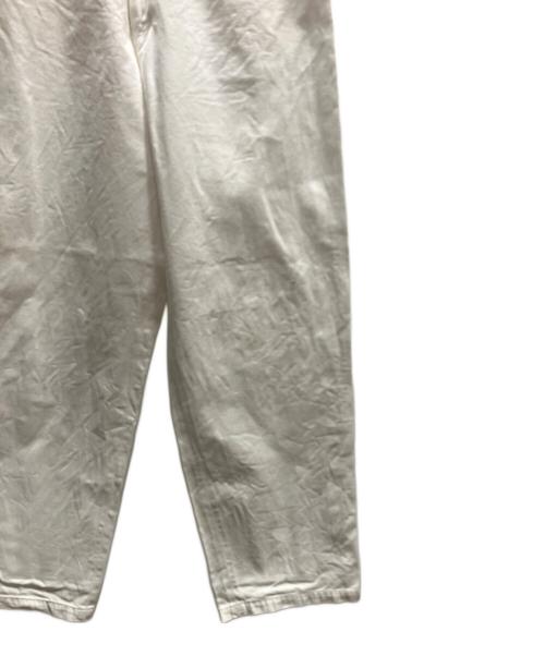 Y's for men（ワイズフォーメン）Y's for men (ワイズフォーメン) タックデニムパンツ ホワイト サイズ:Ｌの古着・服飾アイテム