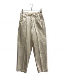 L.Q. Y'S for men（エルキューワイズフォーメン）の古着「カラーデニム」｜アイボリー