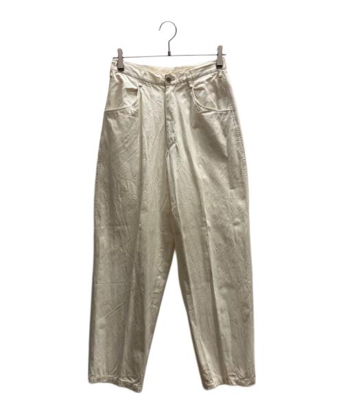 L.Q. Y'S for men（エルキューワイズフォーメン）L.Q. Y'S for men (エルキューワイズフォーメン) カラーデニム アイボリー サイズ:Мの古着・服飾アイテム