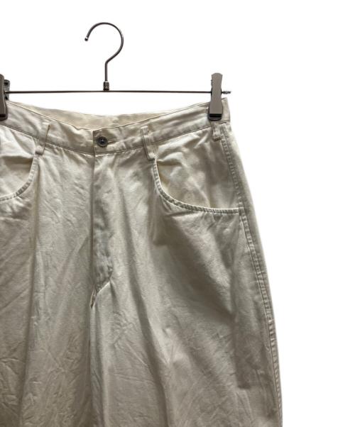 L.Q. Y'S for men（エルキューワイズフォーメン）L.Q. Y'S for men (エルキューワイズフォーメン) カラーデニム アイボリー サイズ:Мの古着・服飾アイテム