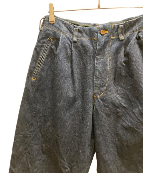 Y's for men（ワイズフォーメン）Y's for men (ワイズフォーメン) タックデニムパンツ　90's インディゴ サイズ:Мの古着・服飾アイテム