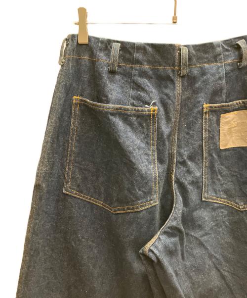 Y's for men（ワイズフォーメン）Y's for men (ワイズフォーメン) タックデニムパンツ　90's インディゴ サイズ:Мの古着・服飾アイテム