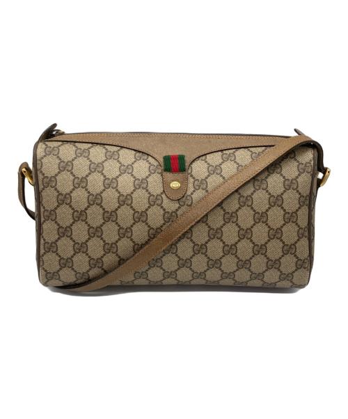 GUCCI（グッチ）GUCCI (グッチ) シェリー　ショルダーバッグ ブラウンの古着・服飾アイテム