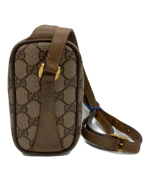 GUCCI（グッチ）GUCCI (グッチ) シェリー　ショルダーバッグ ブラウンの古着・服飾アイテム