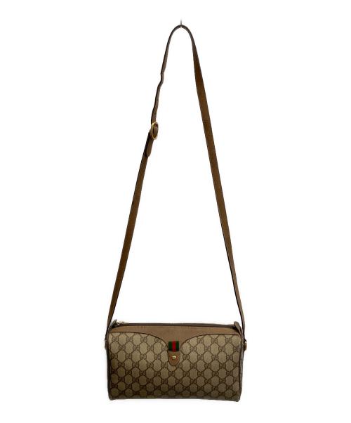 GUCCI（グッチ）GUCCI (グッチ) シェリー　ショルダーバッグ ブラウンの古着・服飾アイテム