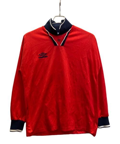 UMBRO（アンブロ）UMBRO (アンブロ) イングランド代表 90s　ゲームシャツ レッド サイズ:Мの古着・服飾アイテム