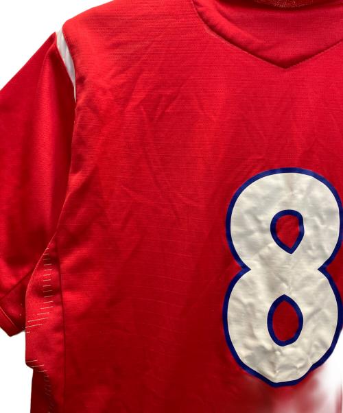 UMBRO（アンブロ）UMBRO (アンブロ) ゲームシャツ　リヨン　06/07 レッド サイズ:Ｌの古着・服飾アイテム