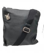 BALLYバリー）の古着「レザーショルダーバッグ」｜ブラック