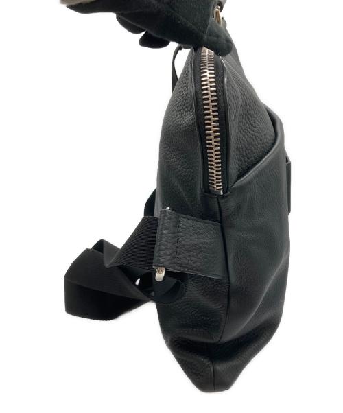 BALLY（バリー）BALLY (バリー) レザーショルダーバッグ ブラックの古着・服飾アイテム