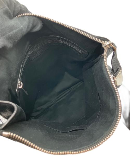 BALLY（バリー）BALLY (バリー) レザーショルダーバッグ ブラックの古着・服飾アイテム