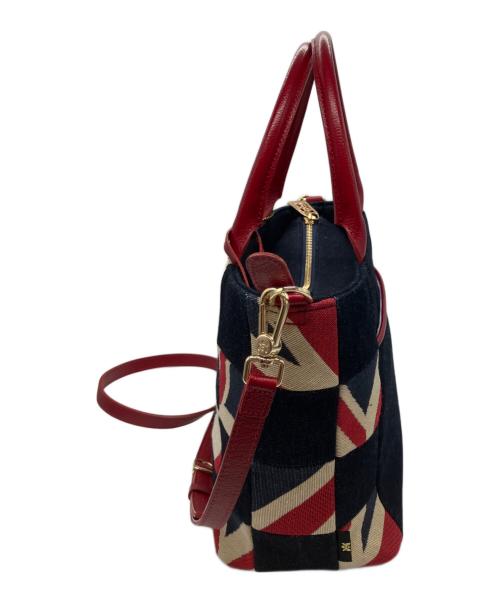 Think Bee!（シンクビー!）Think Bee! (シンクビー!) 2WAYバッグ レッド×ネイビーの古着・服飾アイテム