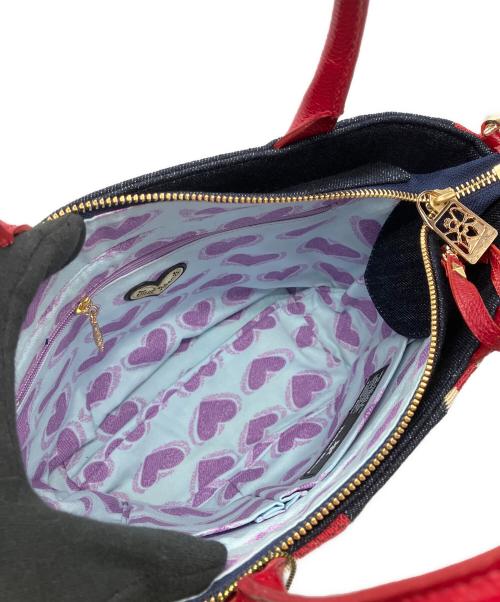 Think Bee!（シンクビー!）Think Bee! (シンクビー!) 2WAYバッグ レッド×ネイビーの古着・服飾アイテム