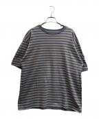 Needlesニードルズ）の古着「半袖カットソー」｜グレー×ブルー