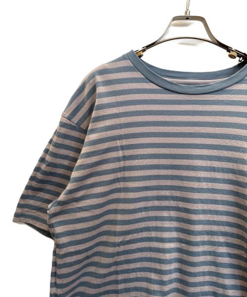 Needles（ニードルズ）Needles (ニードルズ) 半袖カットソー グレー×ブルー サイズ:Мの古着・服飾アイテム