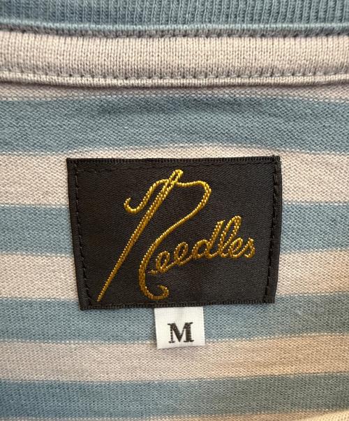 Needles（ニードルズ）Needles (ニードルズ) 半袖カットソー グレー×ブルー サイズ:Мの古着・服飾アイテム