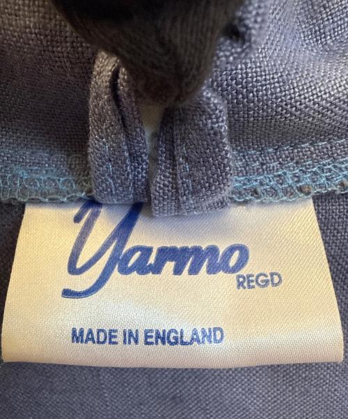 Yarmo（ヤーモ）Yarmo (ヤーモ) リネンジャケット ブルー サイズ:Ｓの古着・服飾アイテム