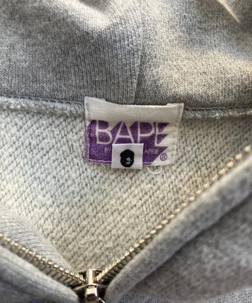 BAPE BY A BATHING APE（ベイプバイアベイシングエイプ）BAPE BY A BATHING APE (ベイプバイアベイシングエイプ) ×DC COMICSジップパーカー グレー サイズ:Ｌの古着・服飾アイテム