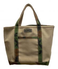L.L.Bean（エルエルビーン）の古着「カモフラージュ柄トートバッグ」｜ブラウン