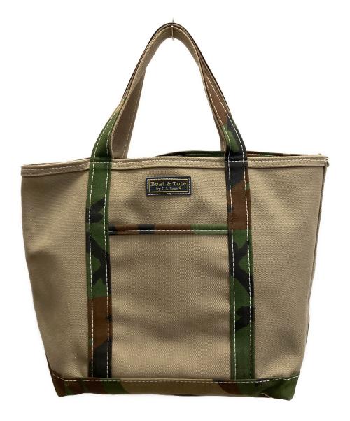 L.L.Bean（エルエルビーン）L.L.Bean (エルエルビーン) カモフラージュ柄トートバッグ ブラウンの古着・服飾アイテム